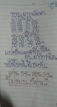 แนวทางหวยลาว 27/3/63 ชุดที่9