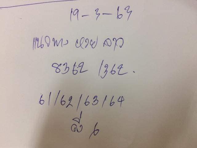 แนวทางหวยลาว 19/3/63 ชุดที่11