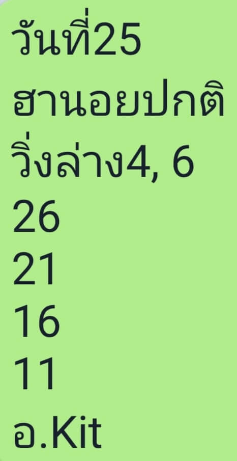 แนวทางหวยฮานอย 25/4/63 ชุดที่7