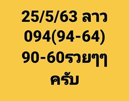 แนวทางหวยลาว 25/5/63 ชุดที่8