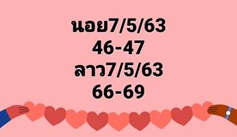 แนวทางหวยลาว 7/5/63 ชุดที่ 7