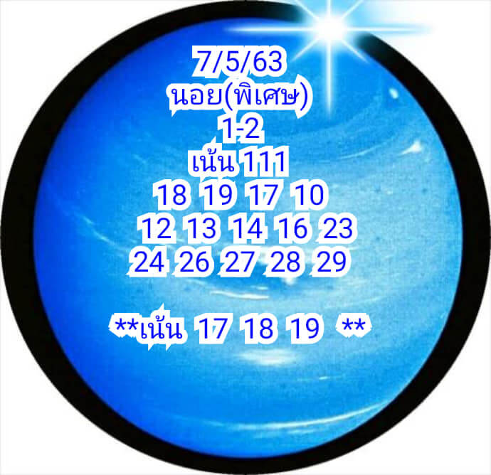 แนวทางหวยลาว 7/5/63 ชุดที่ 3