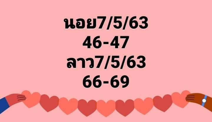 แนวทางหวยลาว 7/5/63 ชุดที่ 9