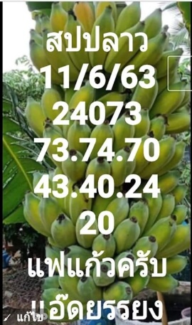 แนวทางหวยลาว 11/6/63 ชุดที่2