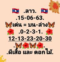 แนวทางหวยลาว 15/6/63 ชุดที่7