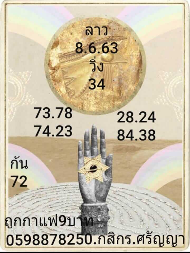 แนวทางหวยลาว 8/6/63 ชุดที่ 12