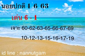 แนวทางหวยฮานอย 4/6/63 ชุดที่10