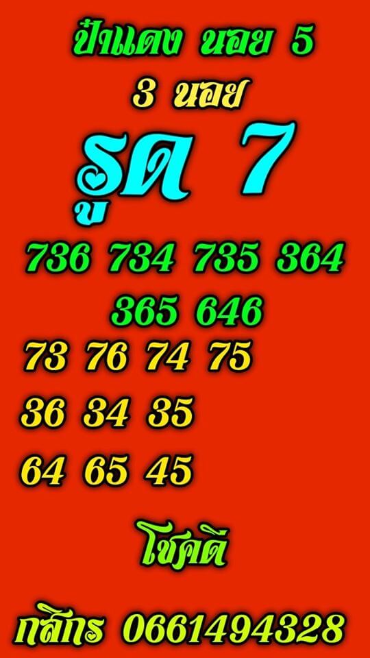 แนวทางหวยฮานอย 8/6/63 ชุดที่ 10