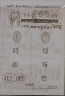 หวยคนสู้ชีวิต 1/9/63