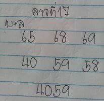 แนวทางหวยลาว 17/9/63 ชุดที่3