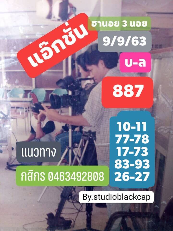 แนวทางหวยฮานอย 9/9/63 ชุดที่11