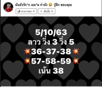 แนวทางหวยลาว 5/10/63 ชุดที่4