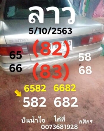 แนวทางหวยลาว 5/10/63 ชุดที่6