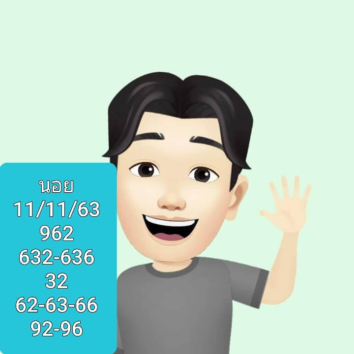 แนวทางหวยฮานอย 11/11/63 ชุดที่ 6