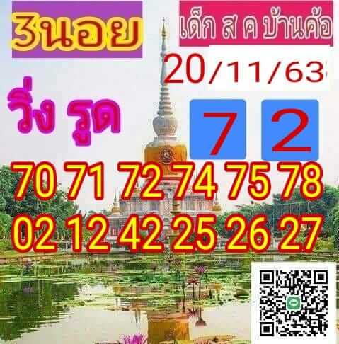 แนวทางหวยฮานอย 20/11/63 ชุดที่11