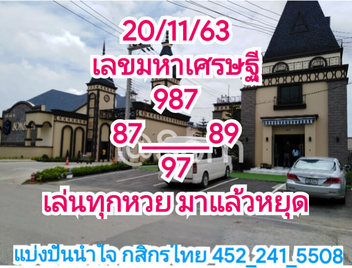 แนวทางหวยฮานอย 20/11/63 ชุดที่6