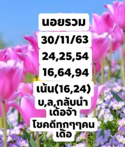 แนวทางหวยฮานอย 30/11/63 ชุดที่8