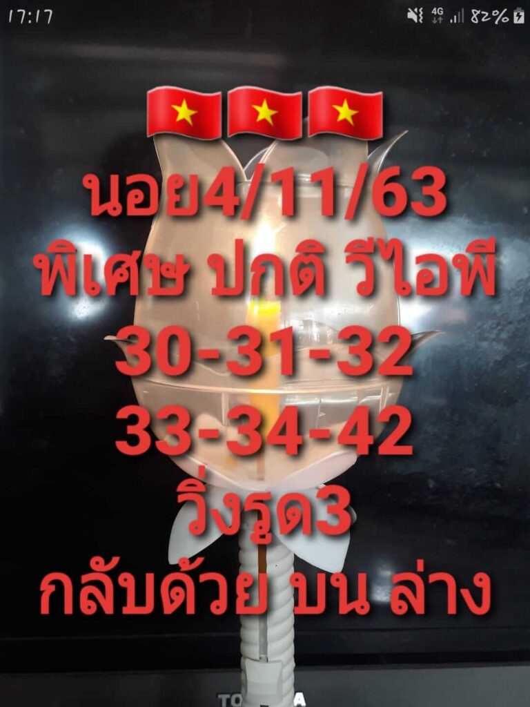 แนวทางหวยฮานอย 4/11/63 ชุดที่11