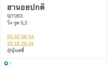 แนวทางหวยฮานอย 9/11/63 ชุดที่15