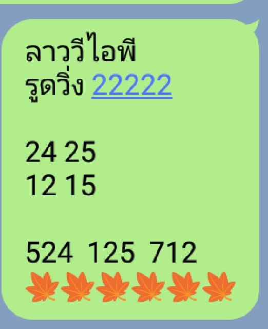 แนวทางหวยลาว 7/12/63 ชุดที่ 4