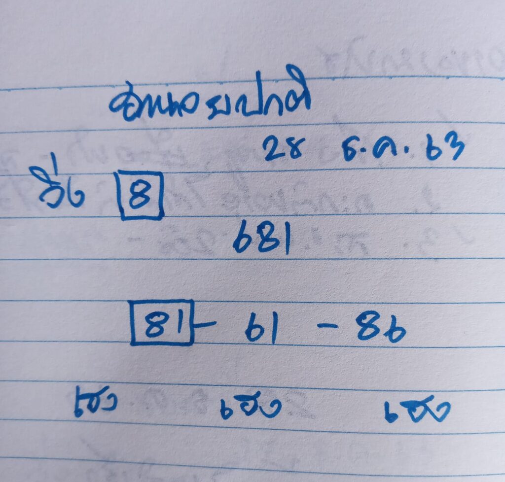 แนวทางหวยฮานอย 28/12/63 ชุดที่1