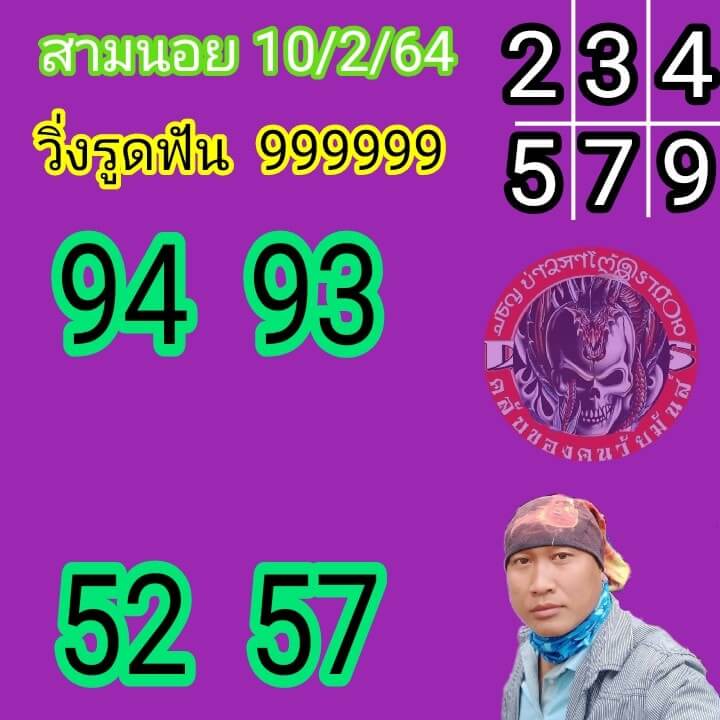 หวยฮานอยวันนี้ 10/2/64 ชุดที่15