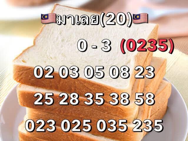 หวยมาเลย์วันนี้ 20/3/64 ชุดที่14