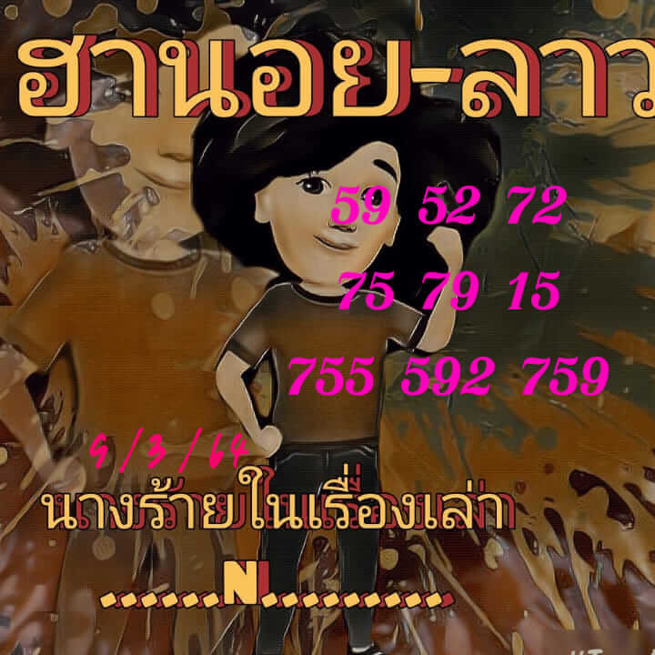 แนวทางหวยลาว 9/3/64 ชุดที่1