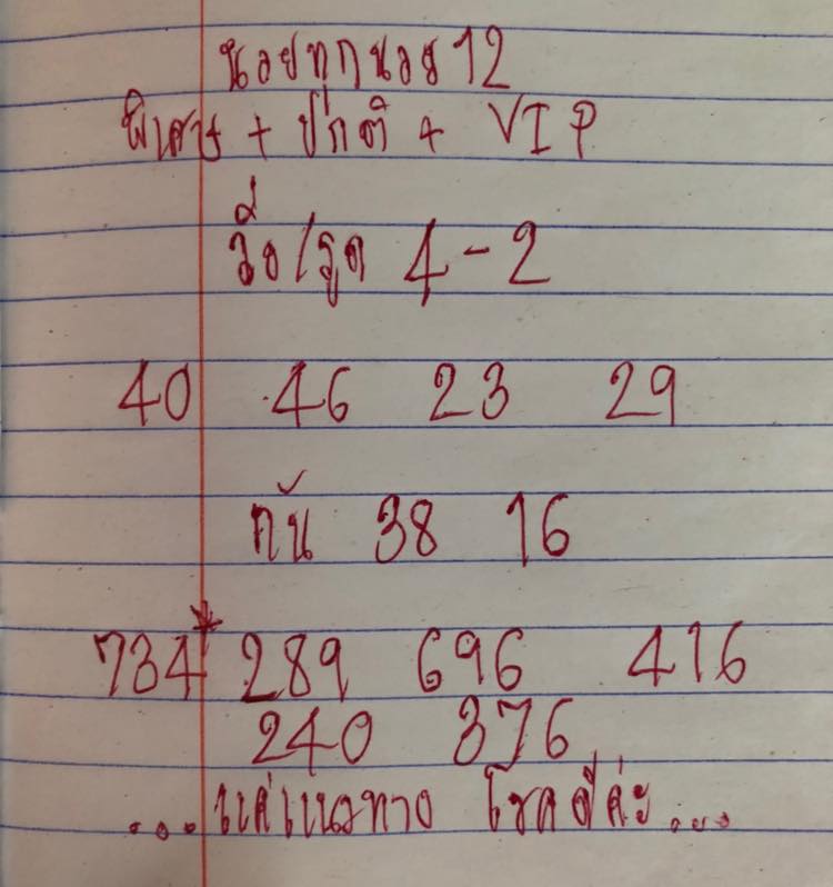 แนวทางหวยฮานอย 12/3/64 ชุดที่4