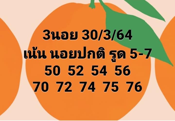 แนวทางหวยฮานอย 30/3/64 ชุดที่6