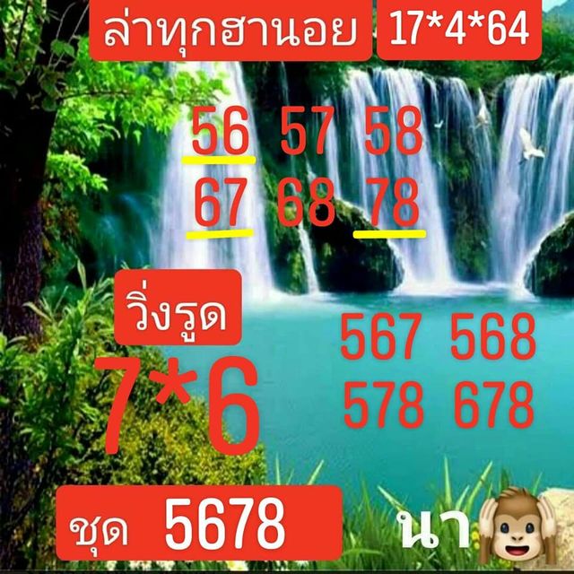 แนวทางหวยฮานอย 17/4/64 ชุดที่4