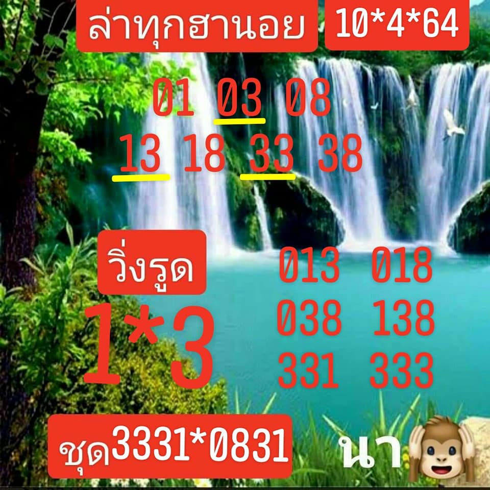 แนวทางหวยฮานอย 10/4/64 ชุดที่8