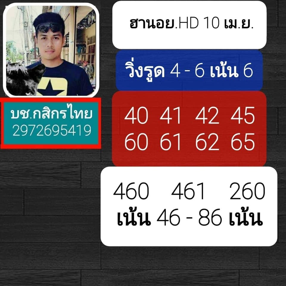 แนวทางหวยฮานอย 10/4/64 ชุดที่9