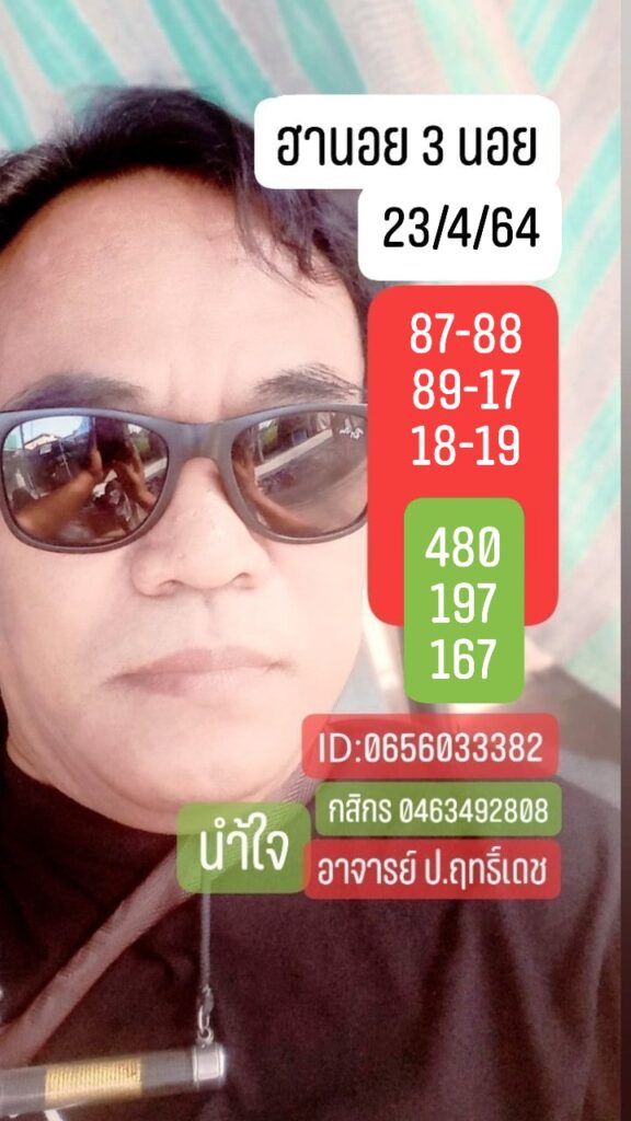 แนวทางหวยฮานอย 23/4/64 ชุดที่10