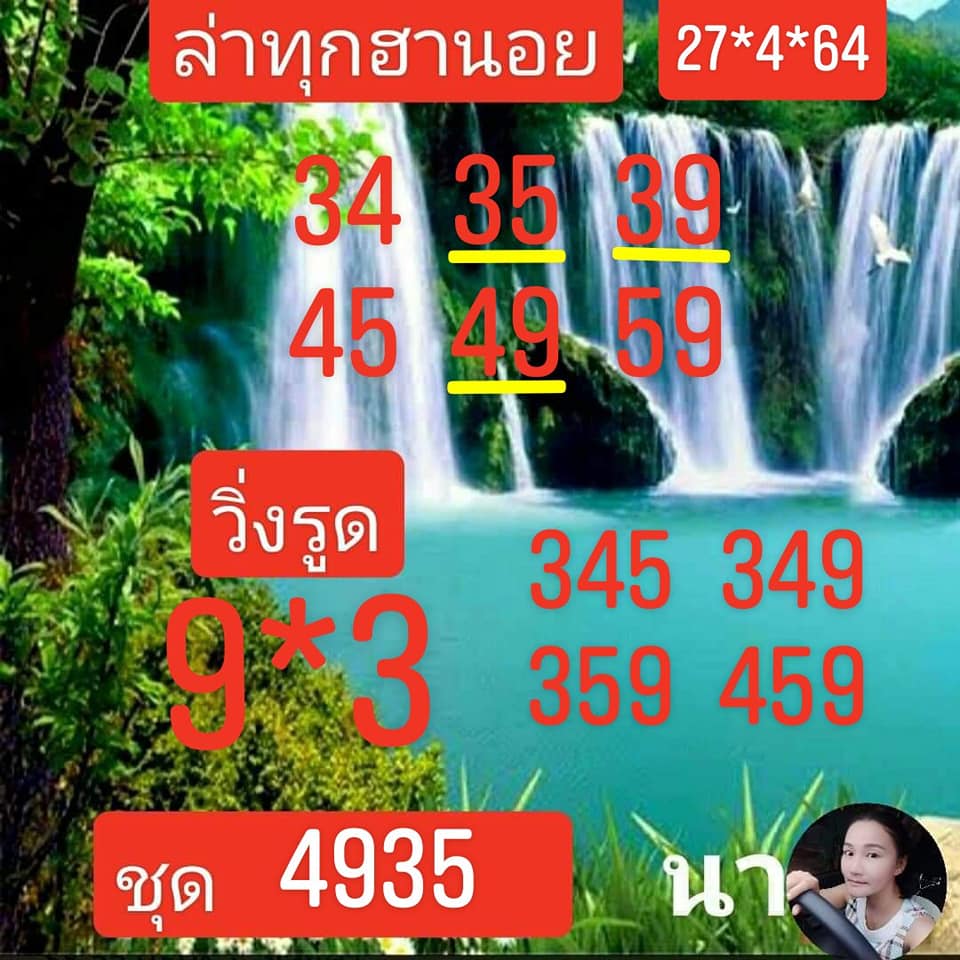 แนวทางหวยฮานอย 27/4/64 ชุดที่10