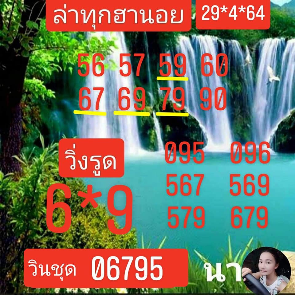 แนวทางหวยฮานอย 29/4/64 ชุดที่15