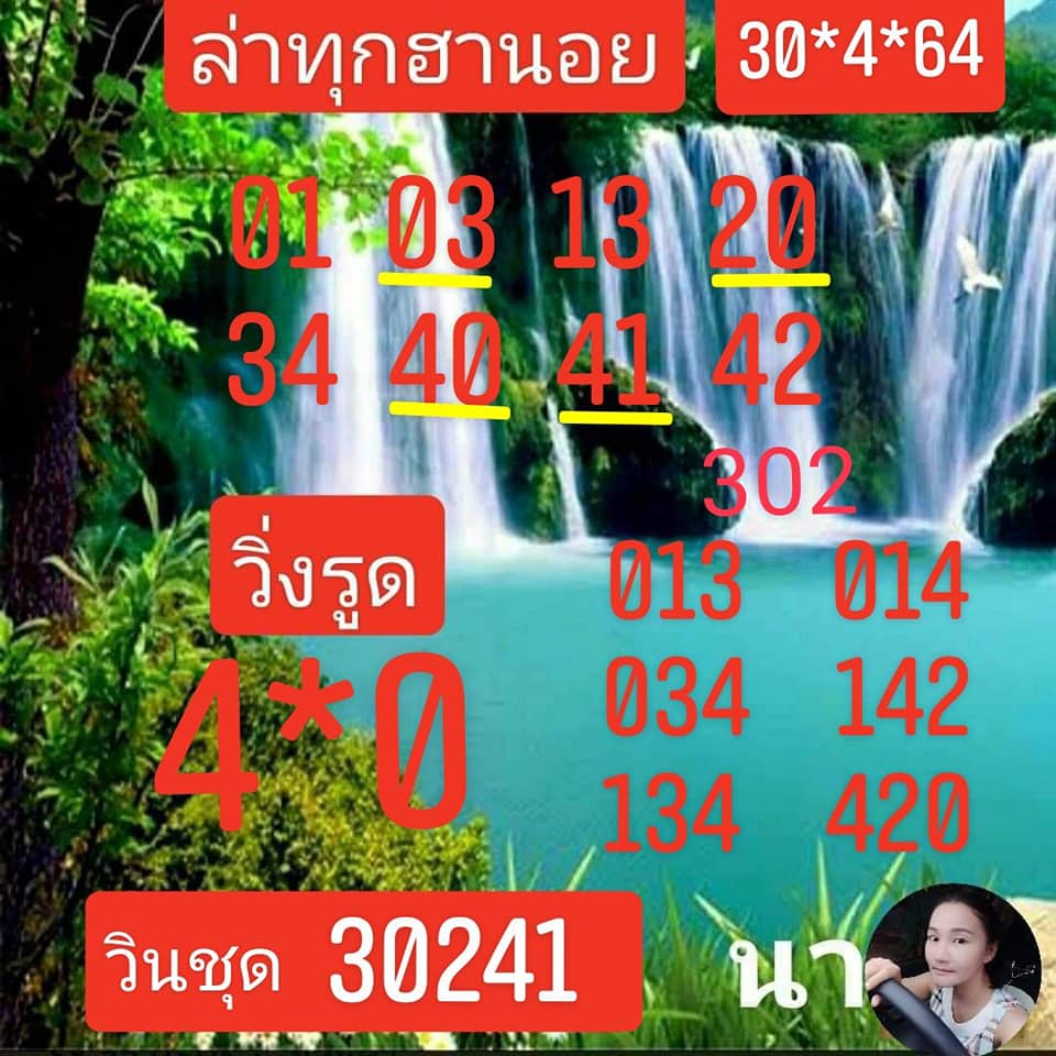 แนวทางหวยฮานอย 30/4/64 ชุดที่3