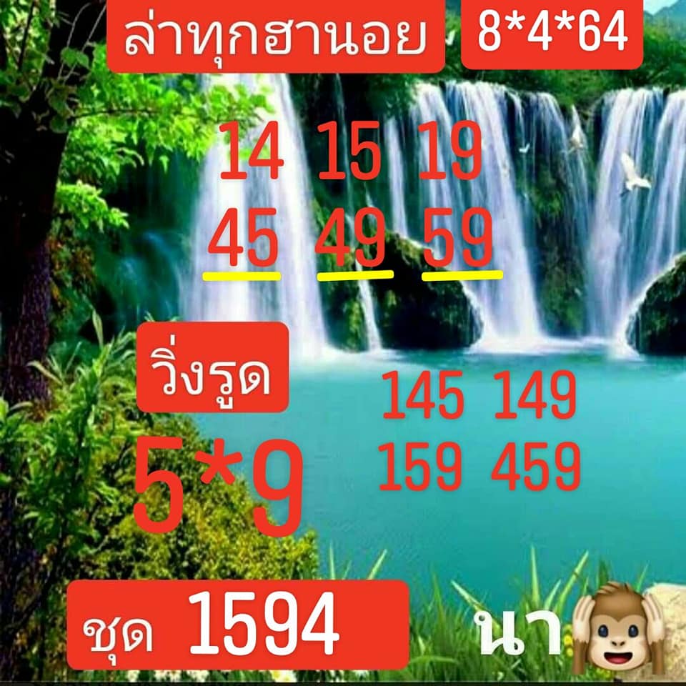 แนวทางหวยฮานอย 8/4/64 ชุดที่2