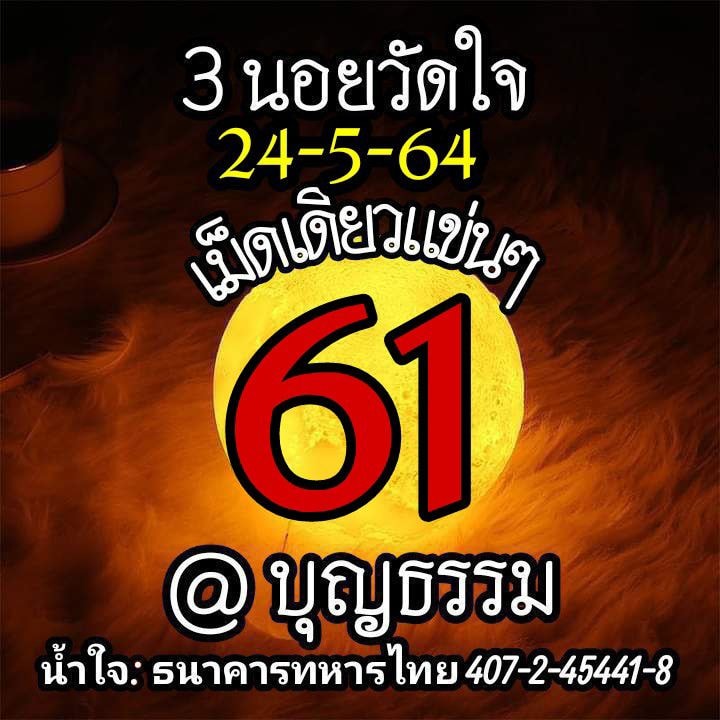 แนวทางหวยฮานอย 24/5/64 ชุดที่4