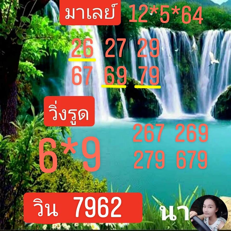 แนวทางหวยมาเลย์ 12/5/64 ชุดที่3