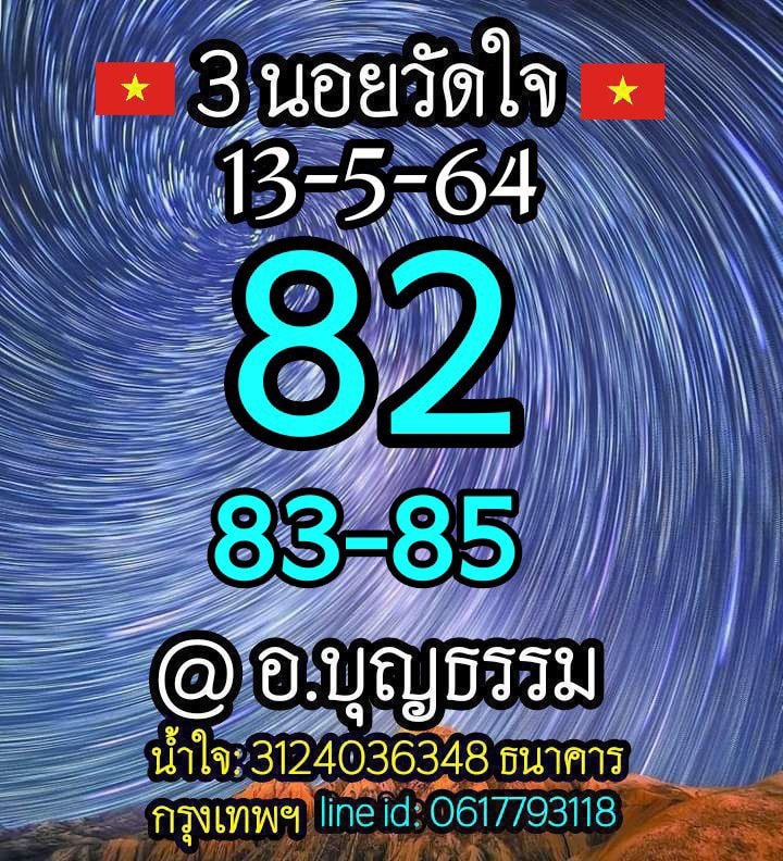 แนวทางหวยฮานอย 13/5/64 ชุดที่7