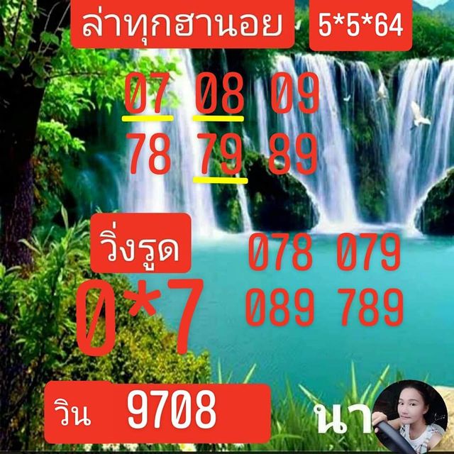 แนวทางหวยฮานอย 5/5/64 ชุดที่3