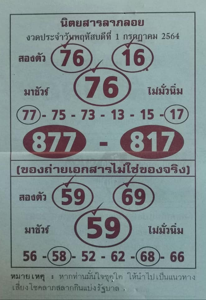  เลขเด็ด