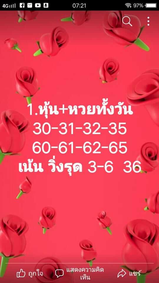 แนวทางหวยฮานอย 1/7/64 ชุดที่15