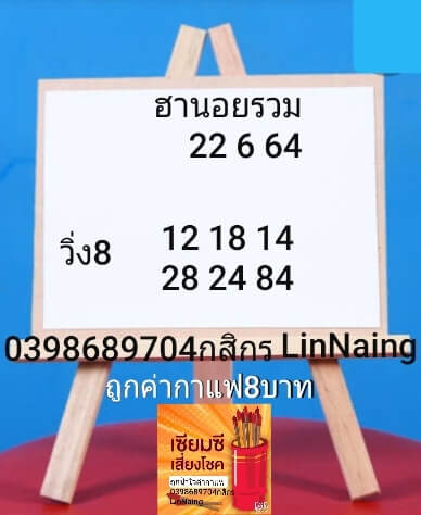 แนวทางหวยฮานอย 22/6/64 ชุดที่7