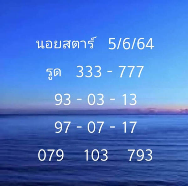 แนวทางหวยฮานอย 5/6/64 ชุดที่ 11