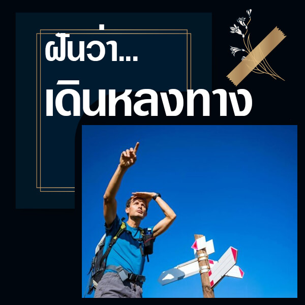 ฝันว่าเดินหลงทาง