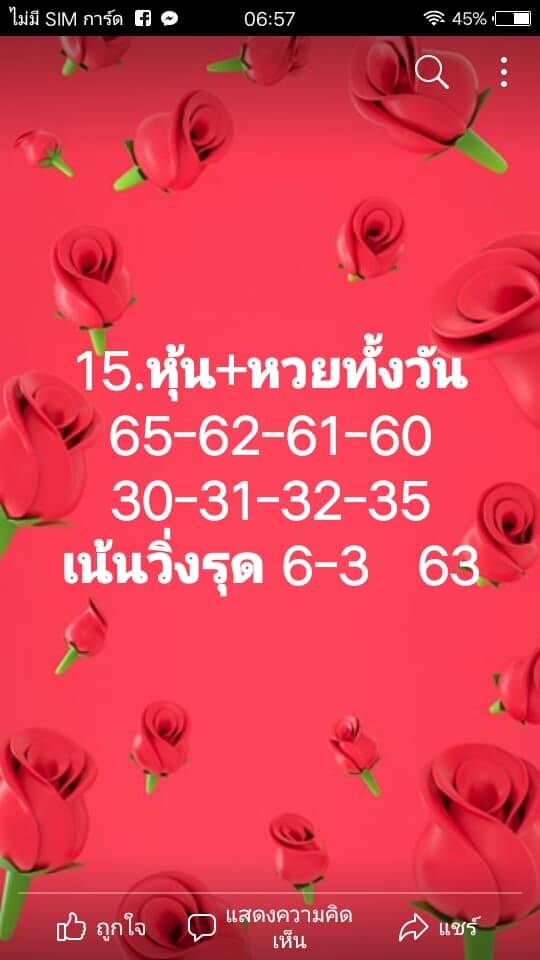 แนวทางหวยลาว 15/7/64 ชุดที่1