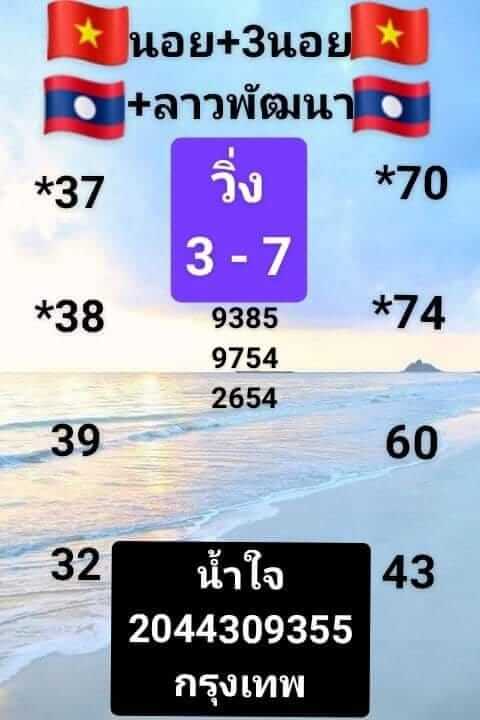 แนวทางหวยลาว 26/7/64 ชุดที่1