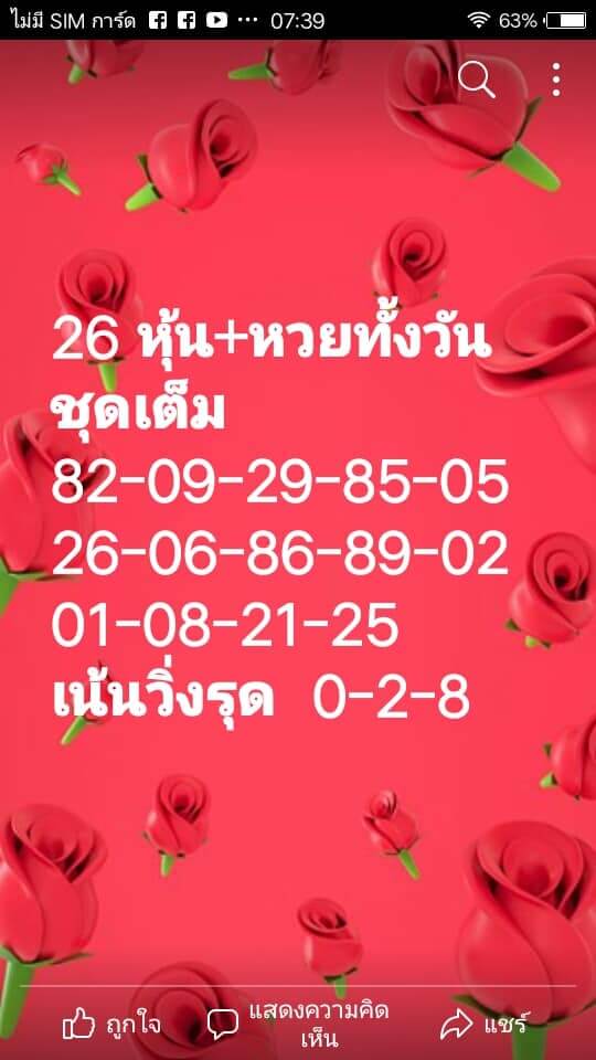 แนวทางหวยลาว 26/7/64 ชุดที่5